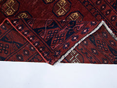 Handmade Antique Afghan Turkmen Rug | 145 x 101 cm | 4'9" x 3'3" - Najaf Rugs & Textile