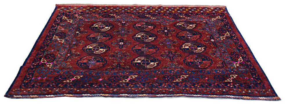 Antique Turkmen Tekke Rug