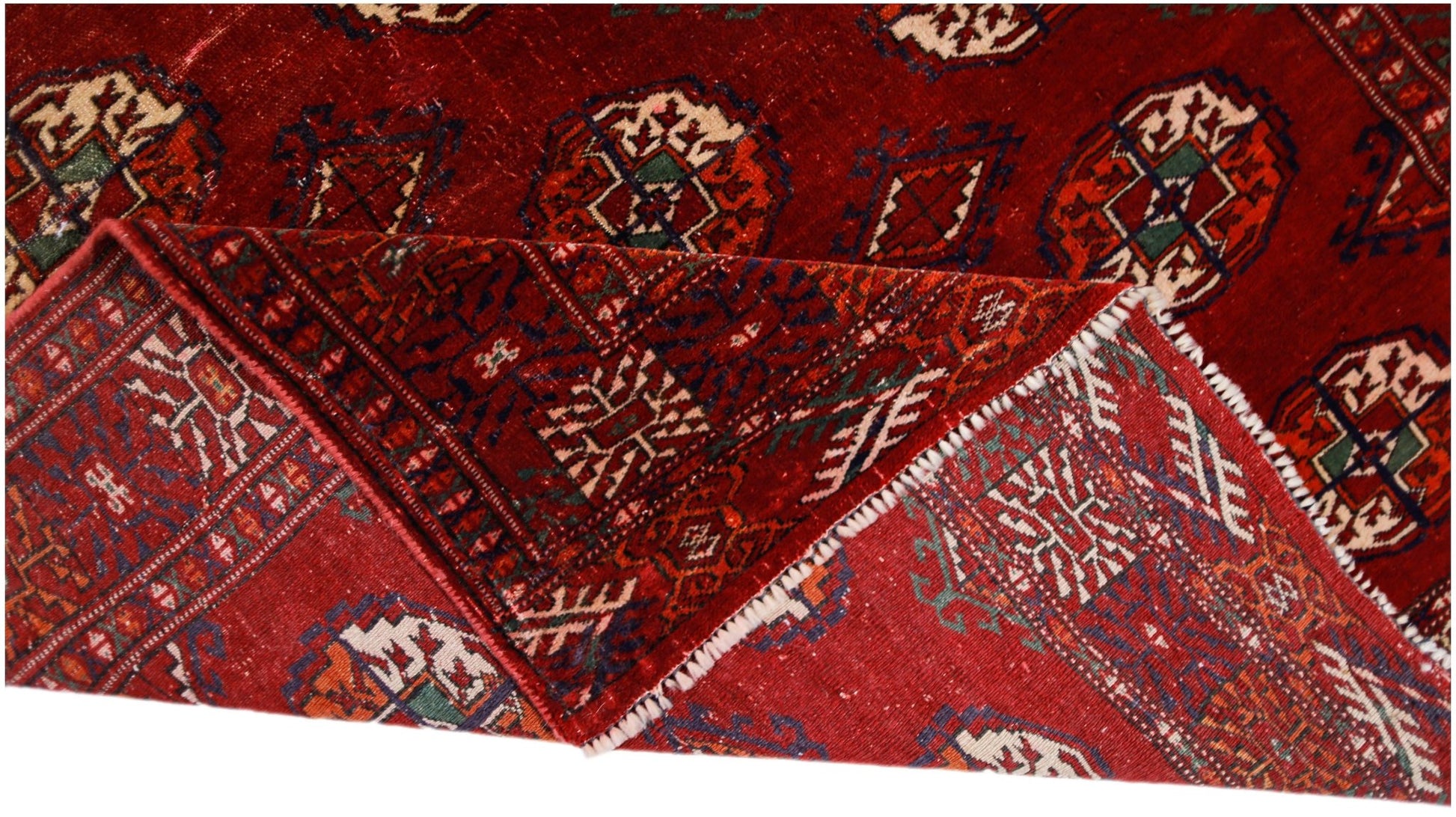 Handmade Antique Turkmen Tekke Rug | 177 x 127 cm | 5'10" x 4'2" - Najaf Rugs & Textile