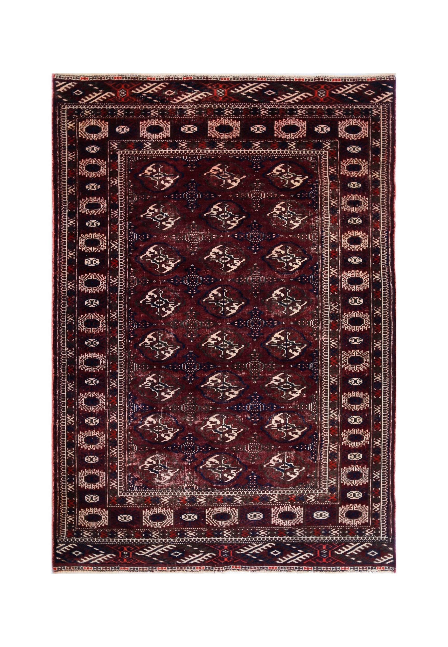 Antique Turkmen Tekke Rug