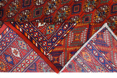 Handmade Afghan Turkmen Tekke Rug | 364 x 266 cm | 11'11" x 8'9" - Najaf Rugs & Textile