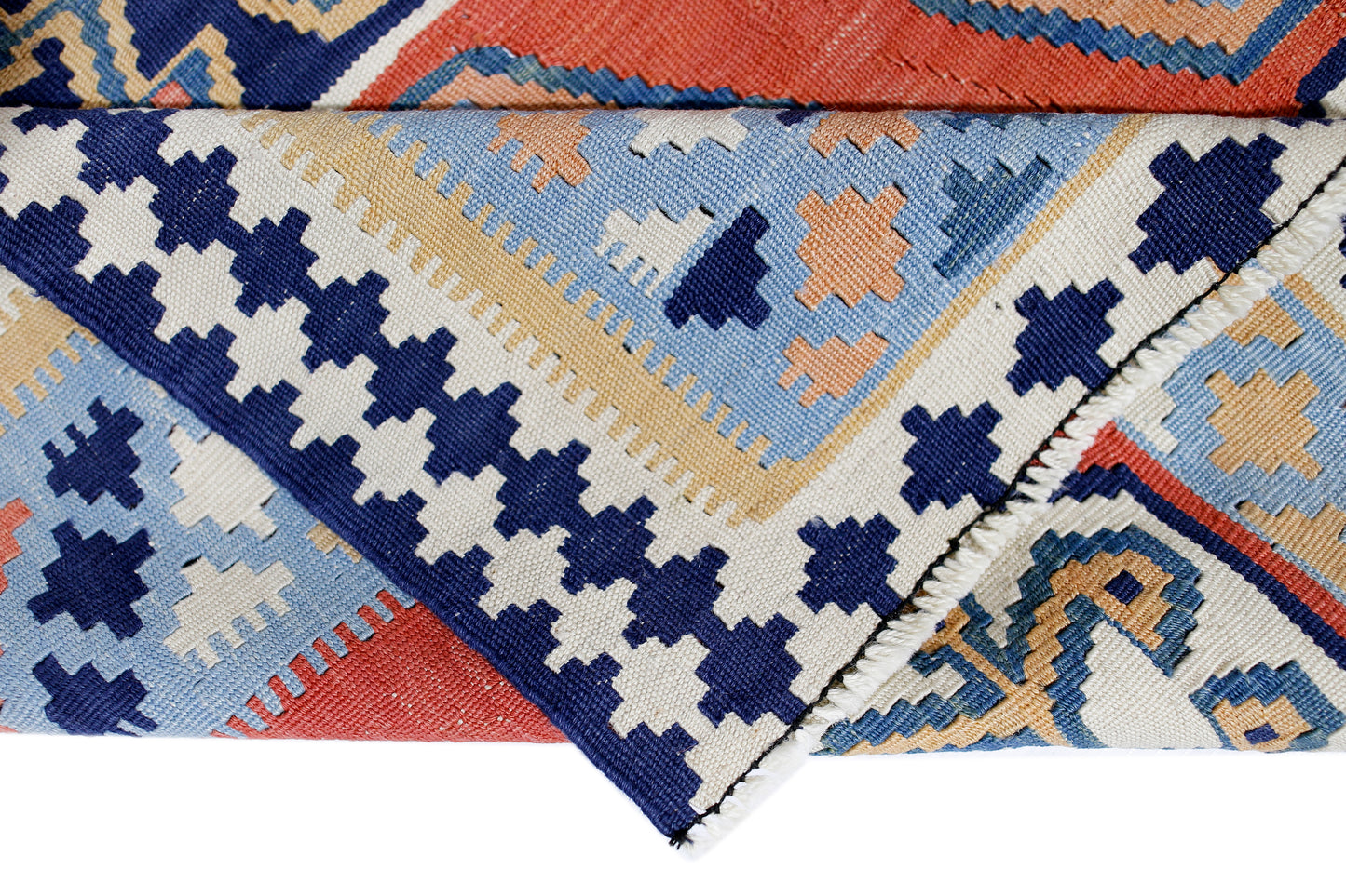 Vintage Persian Qashqai Kilim