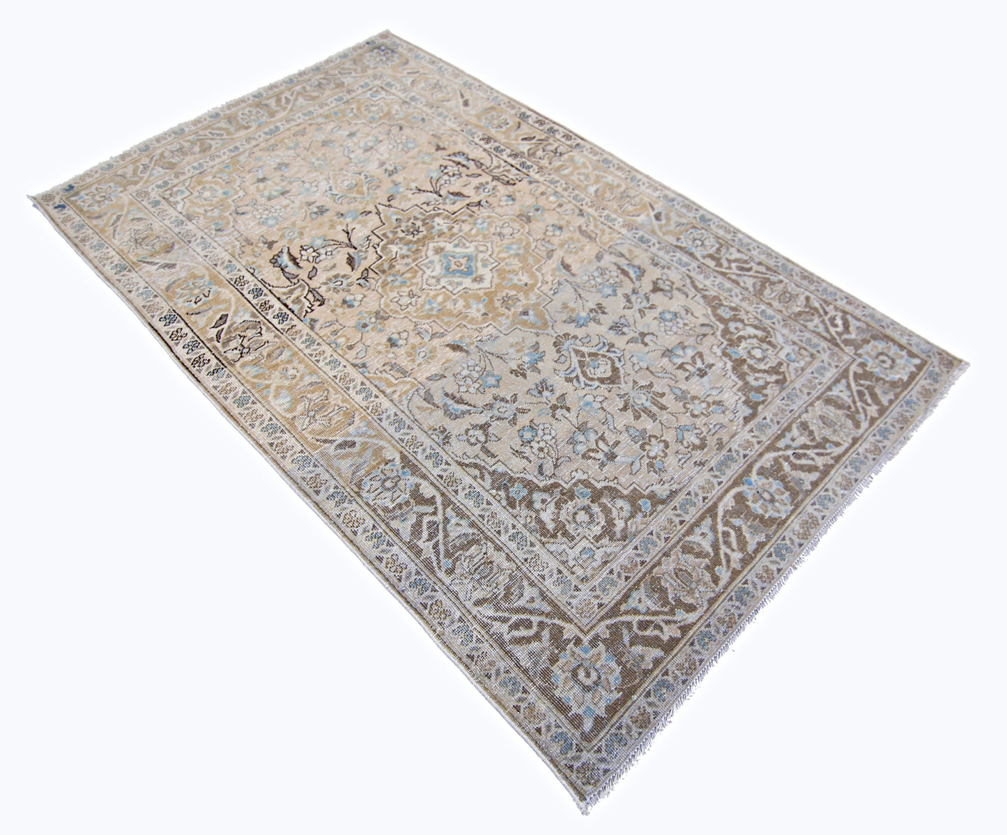 Vintage Persian Kerman Rug