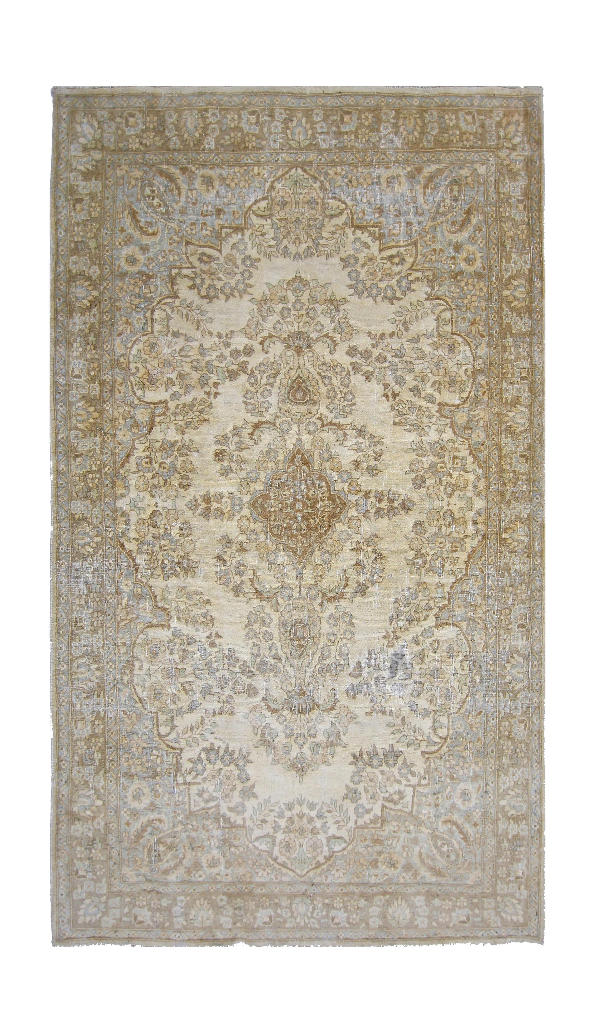 Vintage Persian Kerman Rug