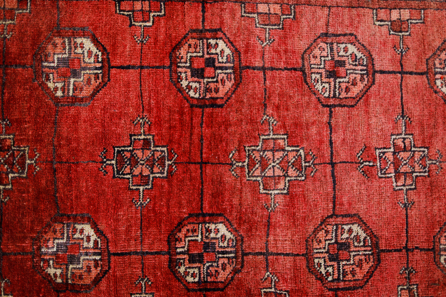 Vintage Afghan Turkmen Rug