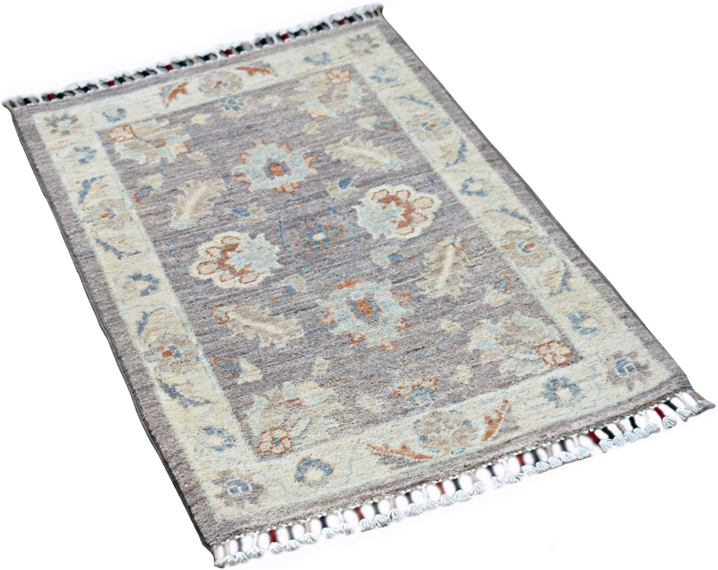 Handmade Mini Afghan Chobi Rug | 91 x 61 cm | 3' x 2' - Najaf Rugs & Textile
