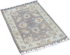 Handmade Mini Afghan Chobi Rug | 91 x 61 cm | 3' x 2' - Najaf Rugs & Textile