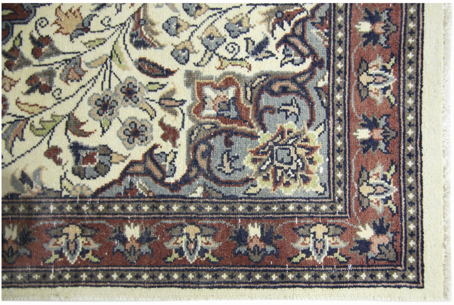 Handmade Mini Vintage Pakistani Rug | 101 x 62 cm | 3'4" x 2' - Najaf Rugs & Textile