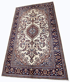 Handmade Traditional Pakistani Rug | 218 x 139 cm | 7'2" x 4'7" - Najaf Rugs & Textile