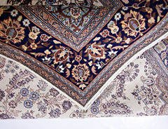 Handmade Traditional Pakistani Rug | 218 x 139 cm | 7'2" x 4'7" - Najaf Rugs & Textile