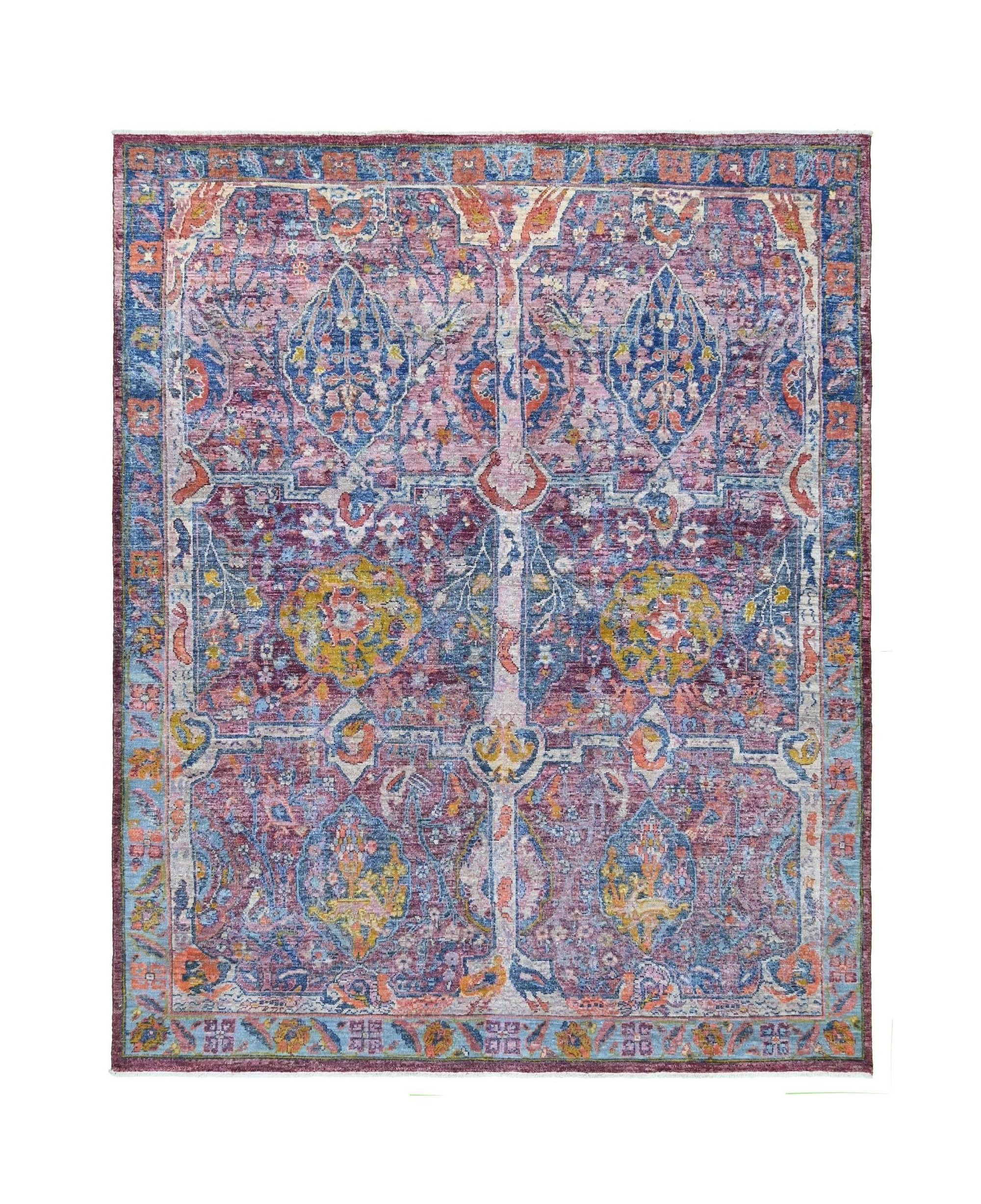 Transitional Afghan Rug – Tree of Life