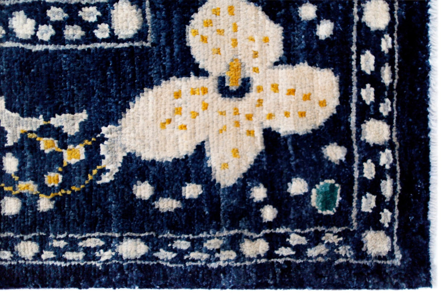 Handmade Transitional Afghan Rug | 303 x 201 cm | 9'11" x 6'7" - Najaf Rugs & Textile