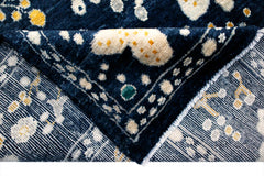 Handmade Transitional Afghan Rug | 303 x 201 cm | 9'11" x 6'7" - Najaf Rugs & Textile