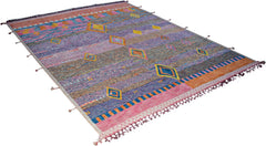 Handknotted Tribal Afghan Berber Rug | 316 x 243 cm | 10'5" x 8' - Najaf Rugs & Textile