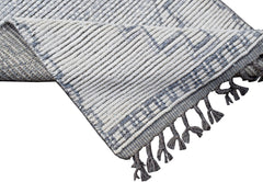 Handmade Tribal Afghan Berber Hallway Runner | 433 x 73 cm | 14'3" x 2'5" - Najaf Rugs & Textile
