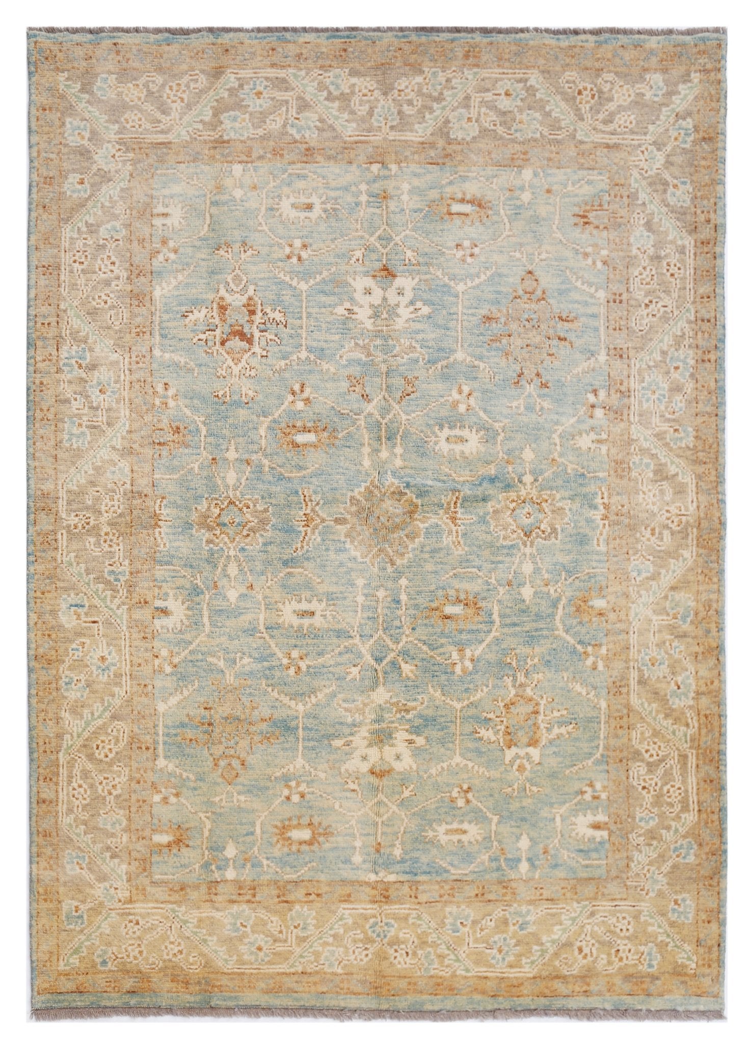Transitional Oushak Rug