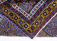 Handmade Tribal Afghan Balouch Prayer Rug | 124 x 77 cm | 4'1" x 2'6" - Najaf Rugs & Textile