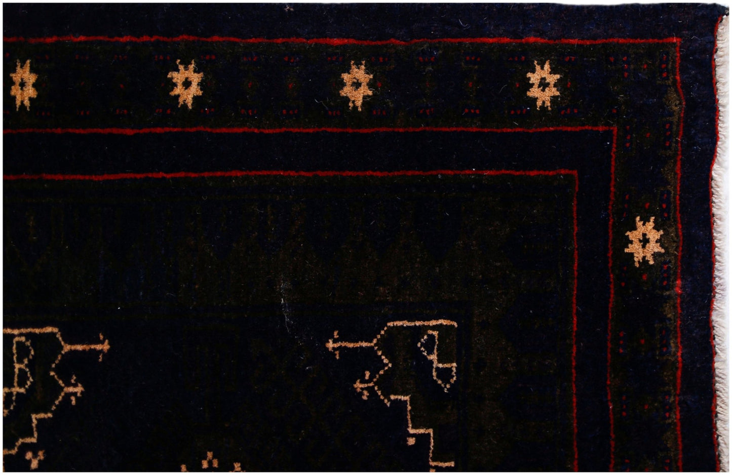 Handmade Tribal Afghan Balouch Rug | 132 x 88 cm | 4'4" x 2'11" - Najaf Rugs & Textile