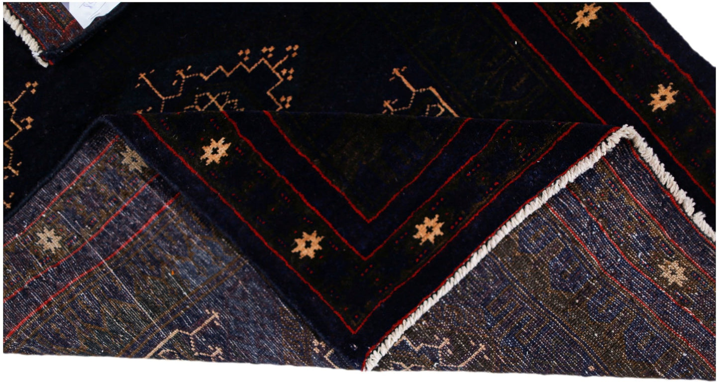 Handmade Tribal Afghan Balouch Rug | 132 x 88 cm | 4'4" x 2'11" - Najaf Rugs & Textile