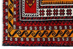 Handmade Vintage Balouch Prayer Rug | 137 x 95 cm | 4'6" x 3'1" - Najaf Rugs & Textile