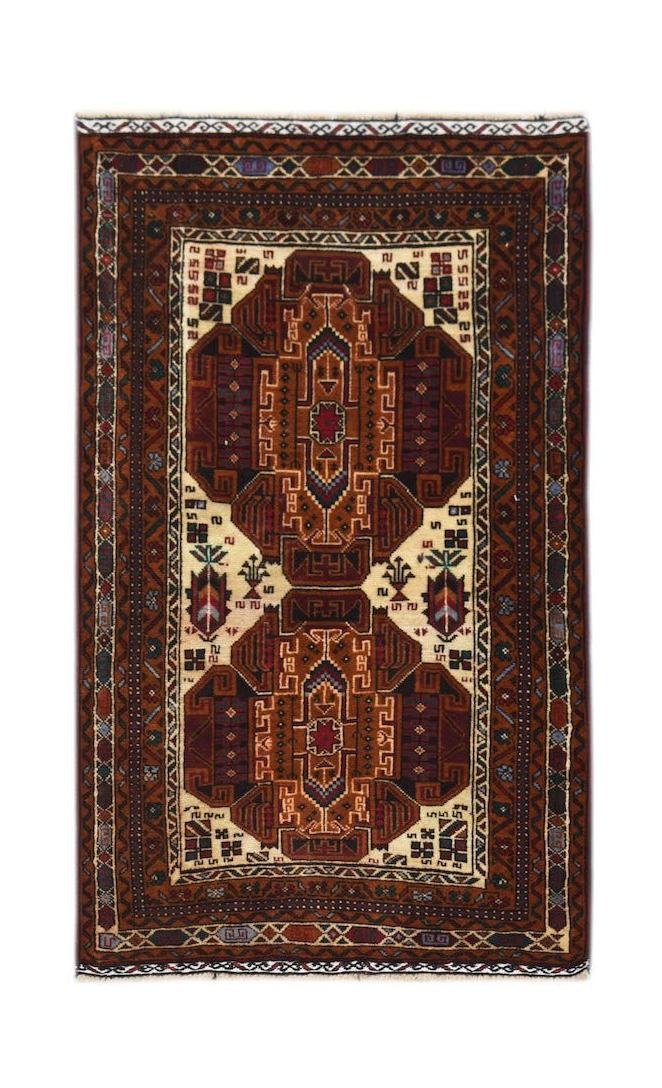 Vintage Afghan Baluch Rug