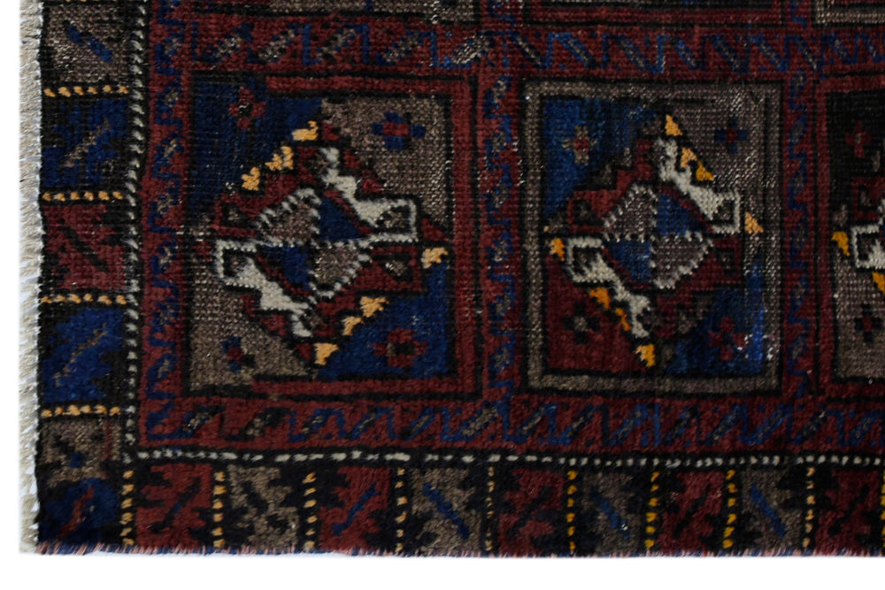 Vintage Afghan Baluch Rug