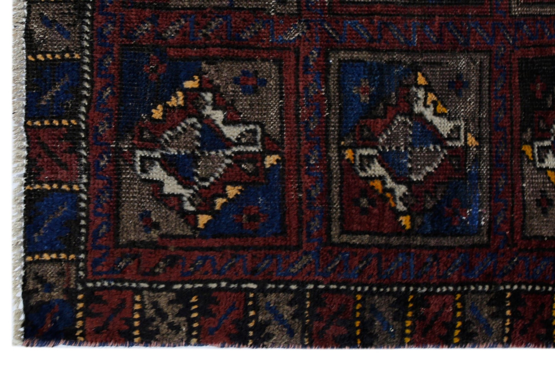 Handmade Tribal Afghan Balouch Rug | 148 x 76 cm | 4'10" x 2'6" - Najaf Rugs & Textile