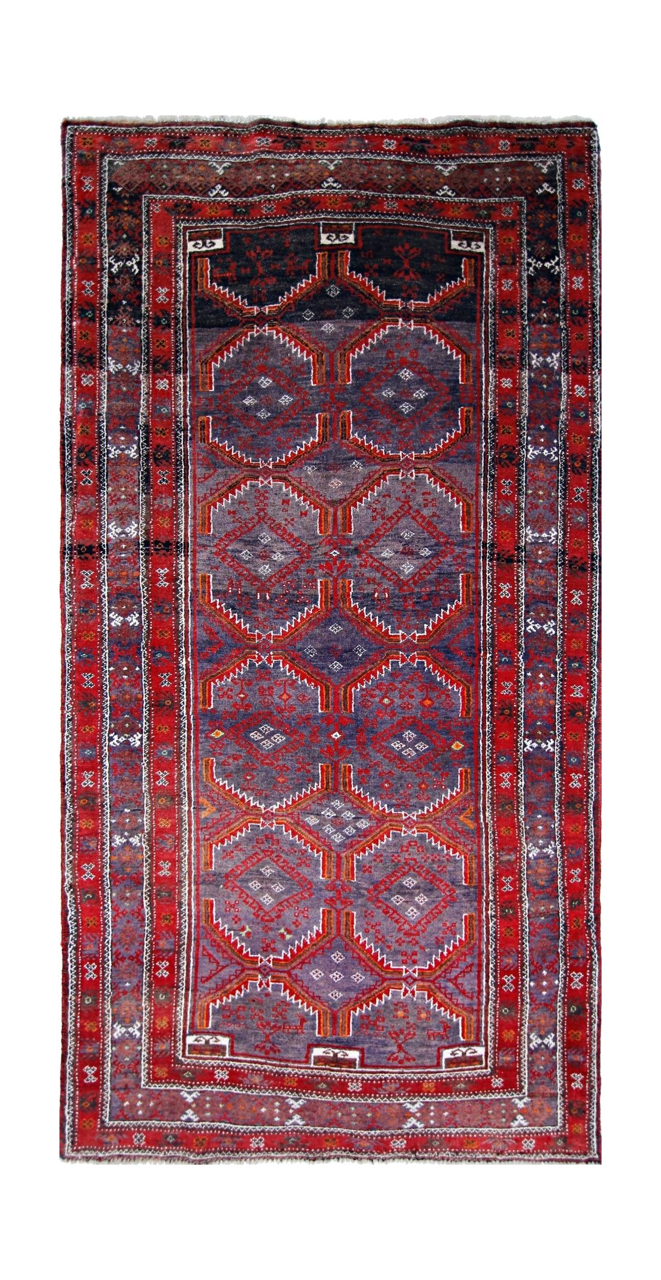 Vintage Afghan Baluch Rug