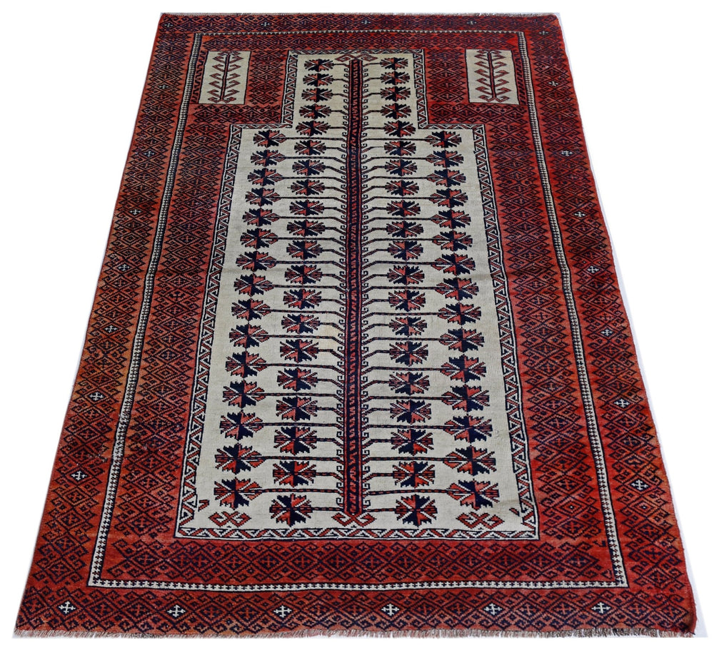 Vintage Afghan Baluch Rug