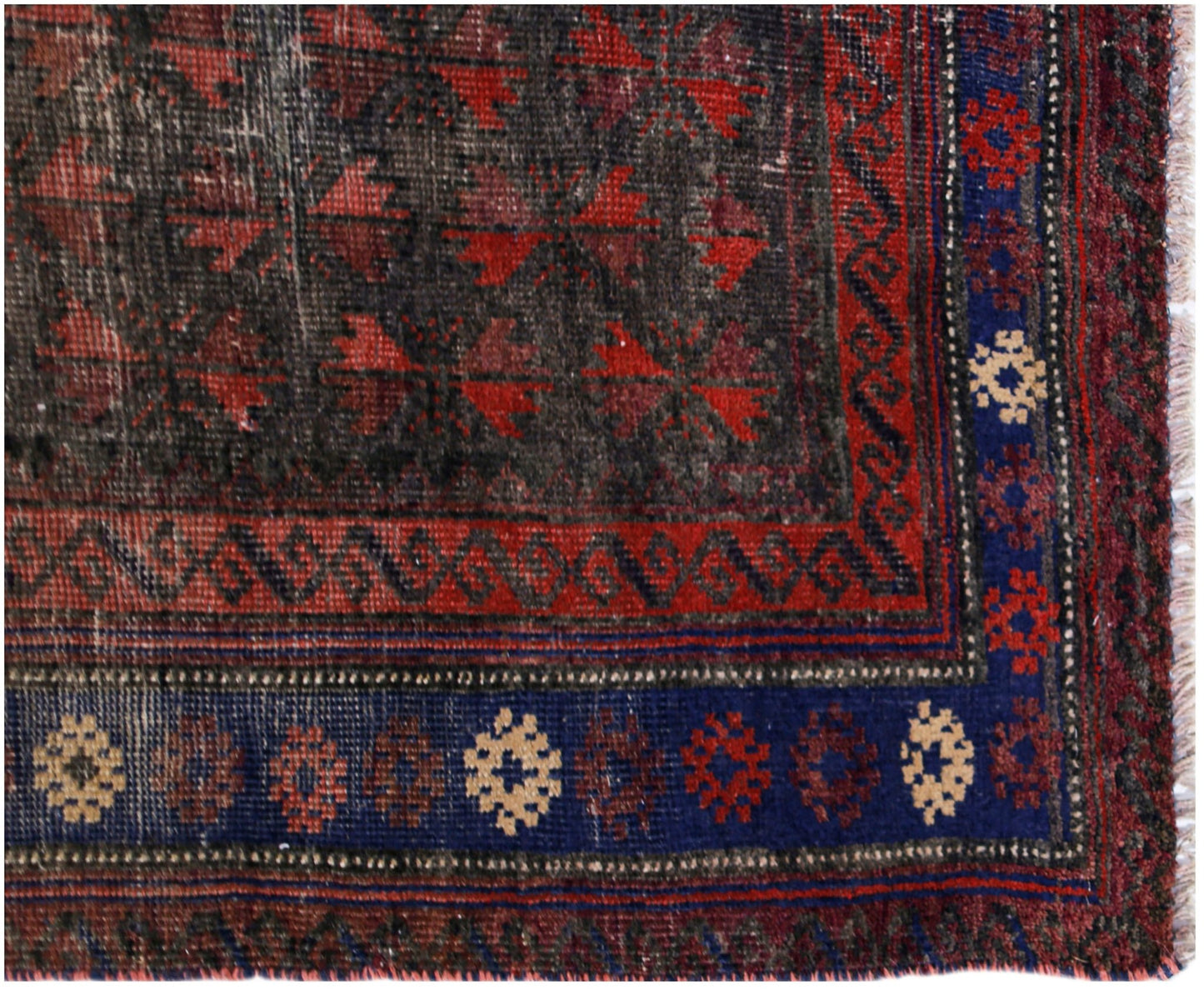 Handmade Vintage Afghan Shepherd's Rug | 172 x 105 cm | 5'8" x 3'5" - Najaf Rugs & Textile