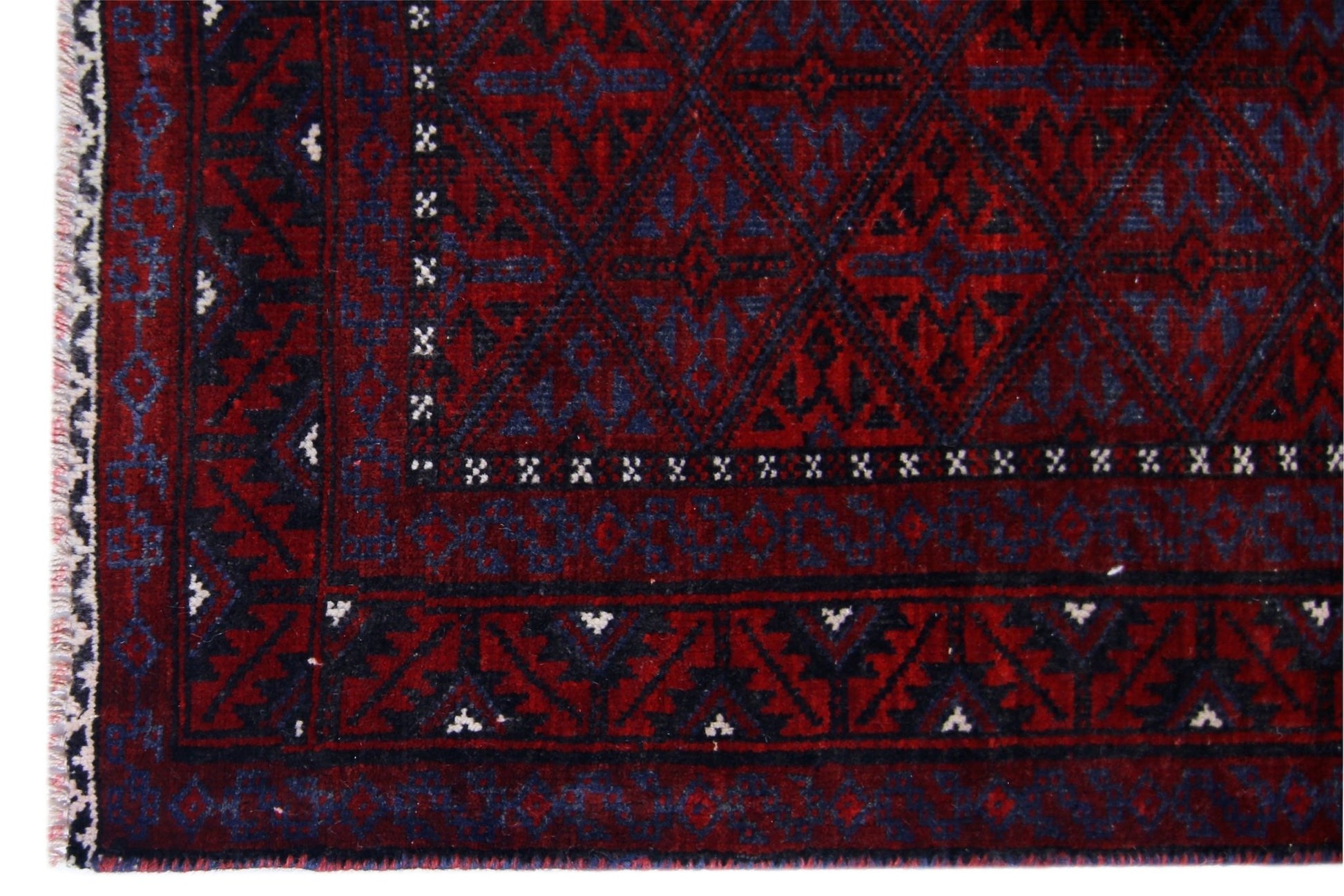 Handmade Tribal Persian Balouch Rug | 192 x 93 cm | 6'4" x 3'1" - Najaf Rugs & Textile