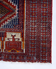 Handmade Tribal Afghan Balouch Rug | 202 x 92 cm | 6'8" x 3' - Najaf Rugs & Textile