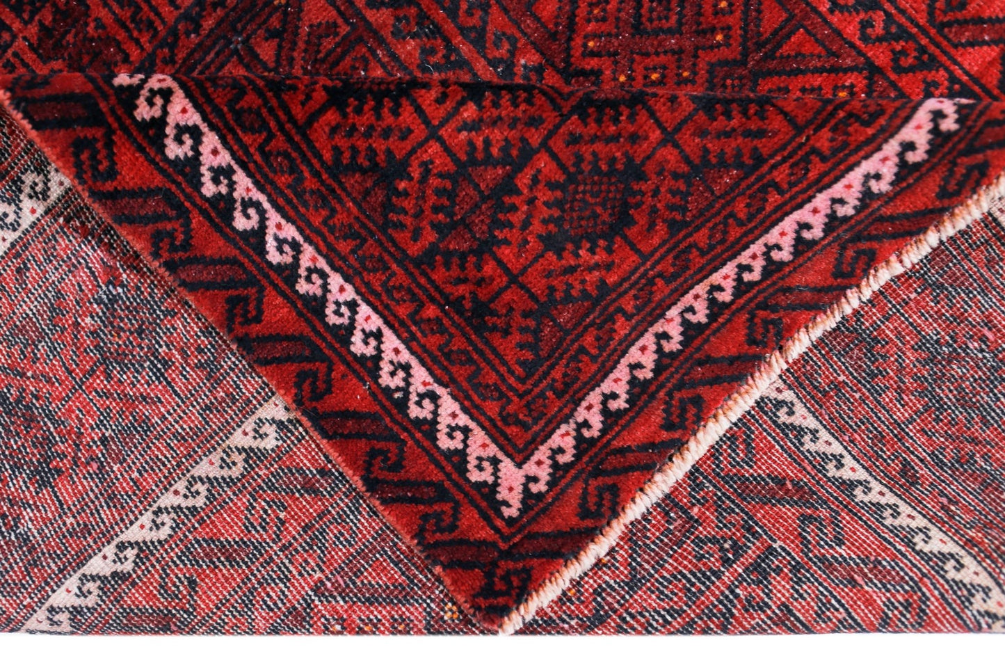 Handmade Tribal Afghan Balouch Rug | 229 x 123 cm | 7'6" x 4' - Najaf Rugs & Textile