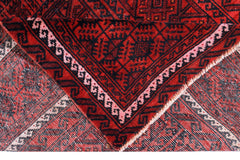 Handmade Tribal Afghan Balouch Rug | 229 x 123 cm | 7'6" x 4' - Najaf Rugs & Textile