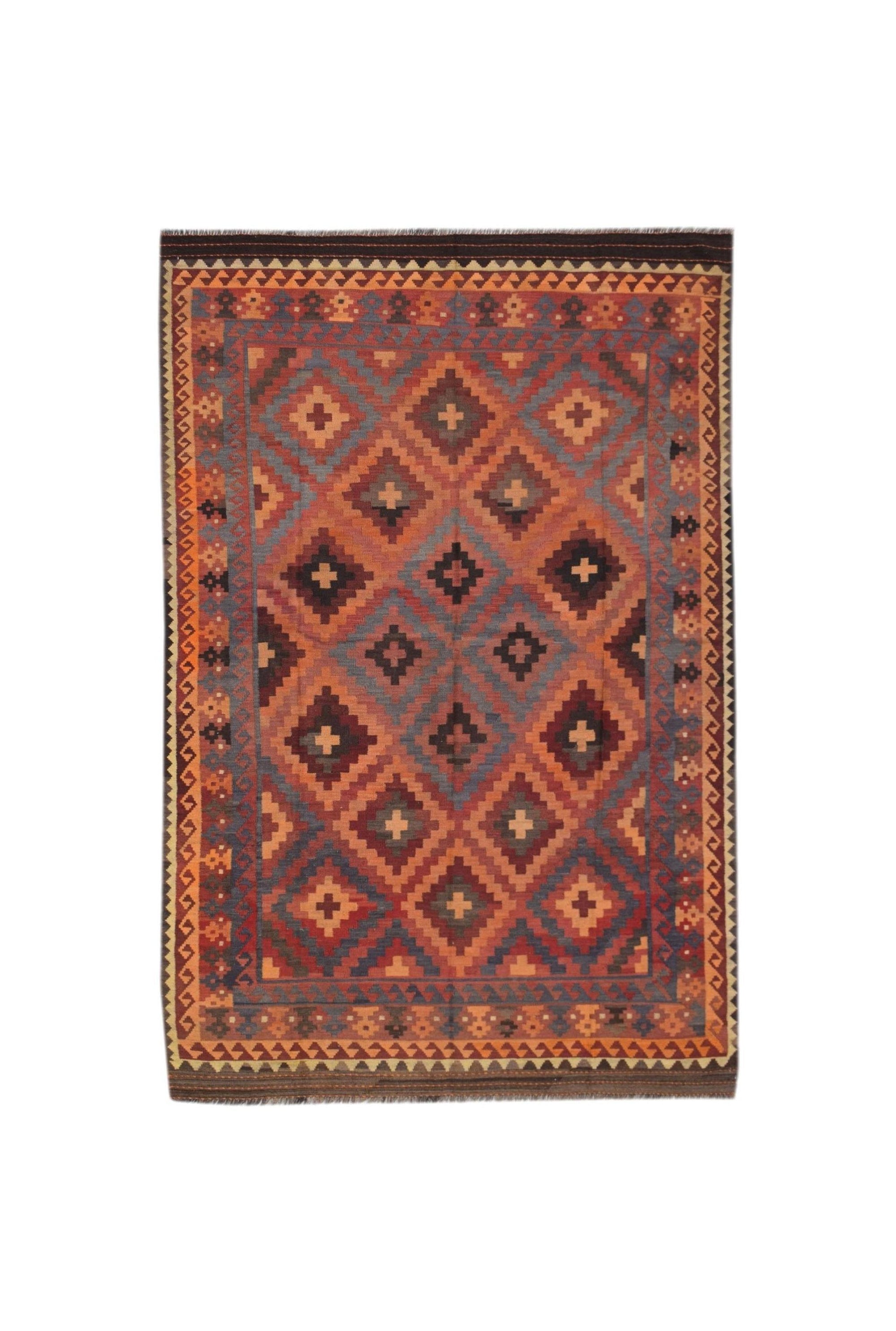 Vintage Afghan Maimana Kilim