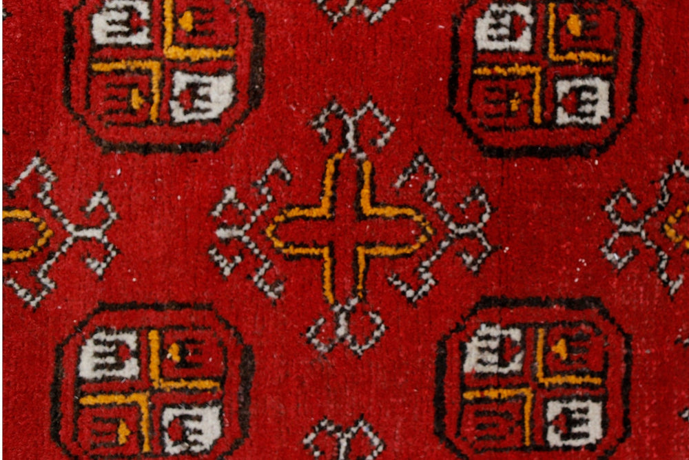 Vintage Afghan Turkmen Rug