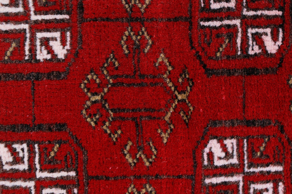 Vintage Afghan Turkmen Rug
