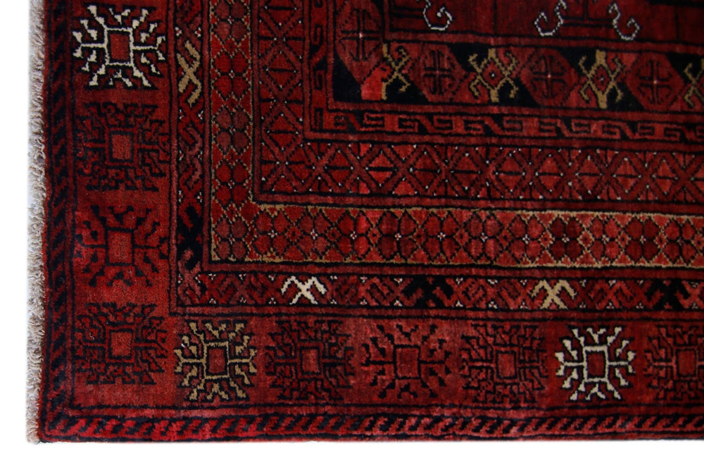 Vintage Afghan Turkmen Rug