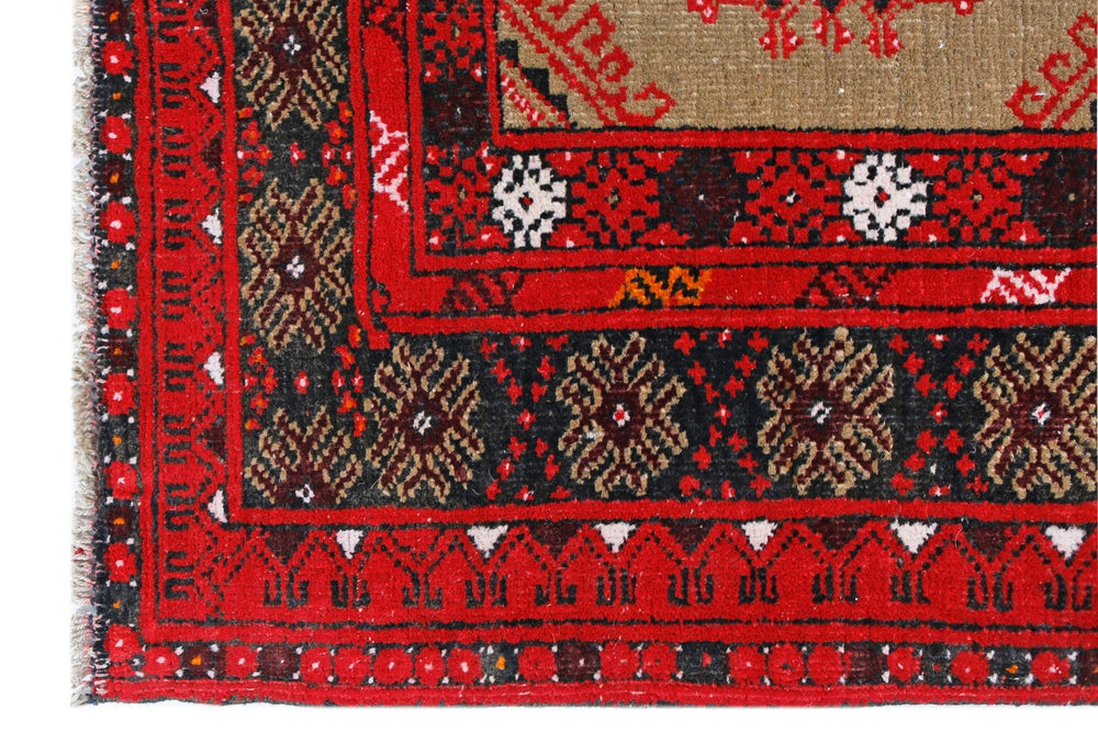 Vintage Afghan Turkmen Rug