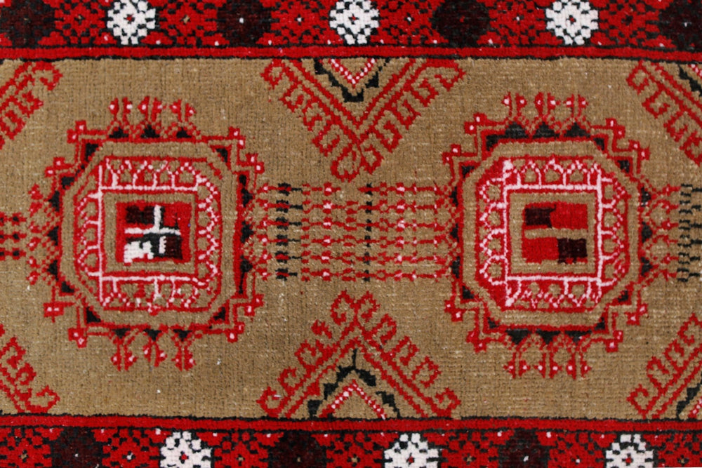 Vintage Afghan Turkmen Rug