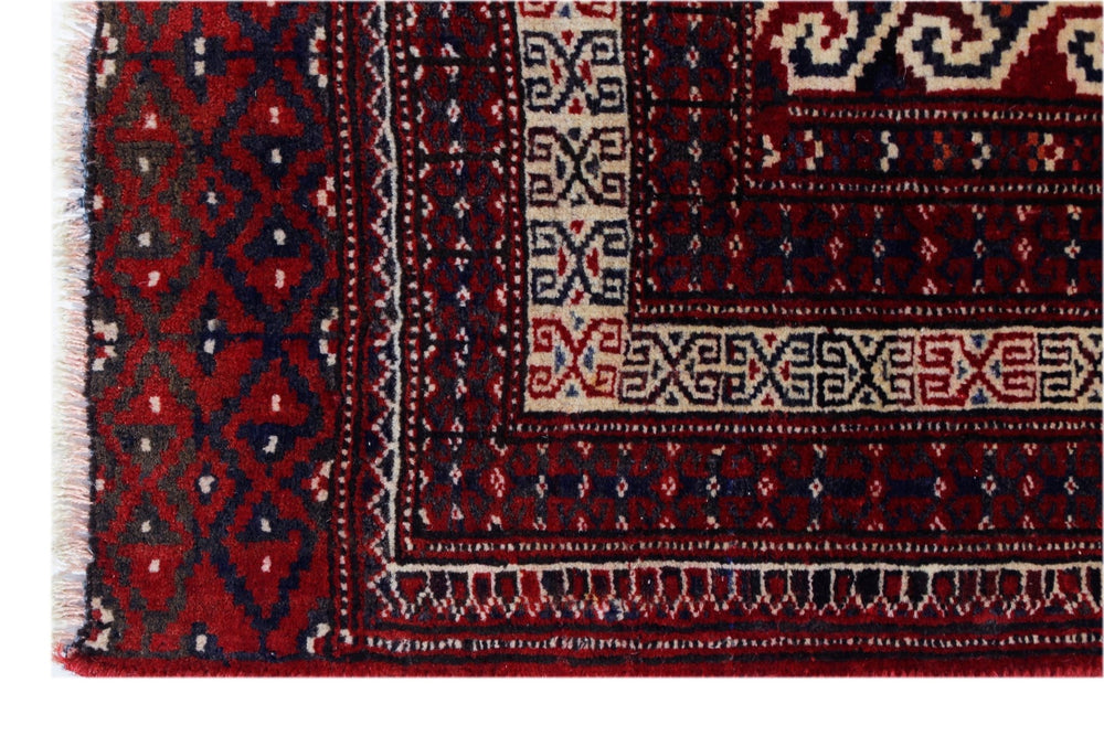 Vintage Afghan Turkmen Rug