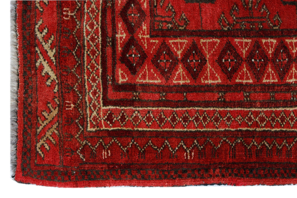Vintage Afghan Turkmen Rug