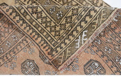 Handmade Vintage Afghan Turkmen Rug | 122 x 80 cm | 4' x 2'8" - Najaf Rugs & Textile