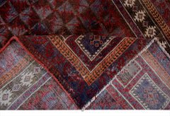 Handmade Vintage Afghan Turkmen Prayer Rug | 128 x 82 cm | 4'3" x 2'8" - Najaf Rugs & Textile