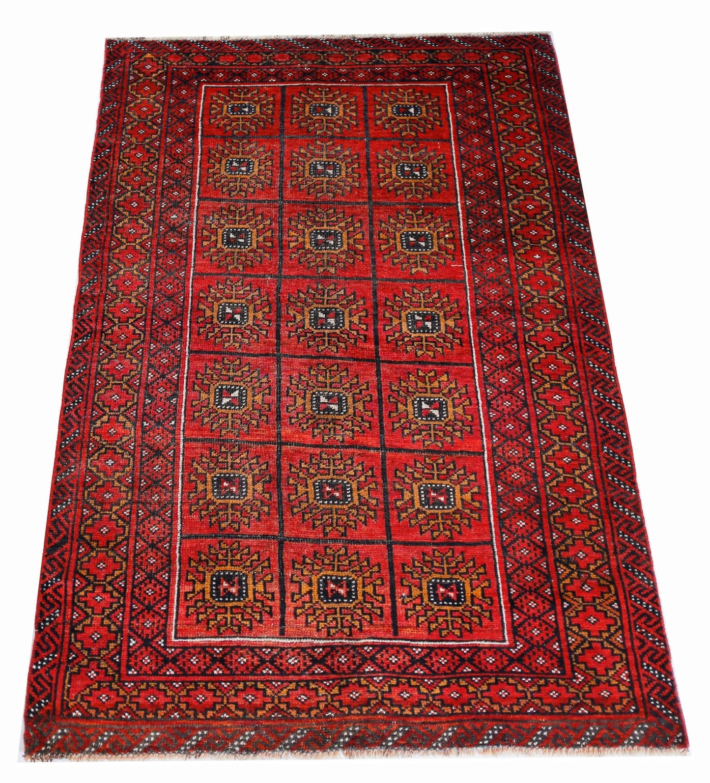 Handmade Tribal Afghan Rug | 149 x 85 cm | 4'10" x 3'1" - Najaf Rugs & Textile