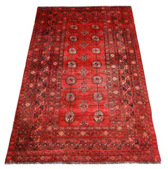 Vintage Afghan Turkmen Rug