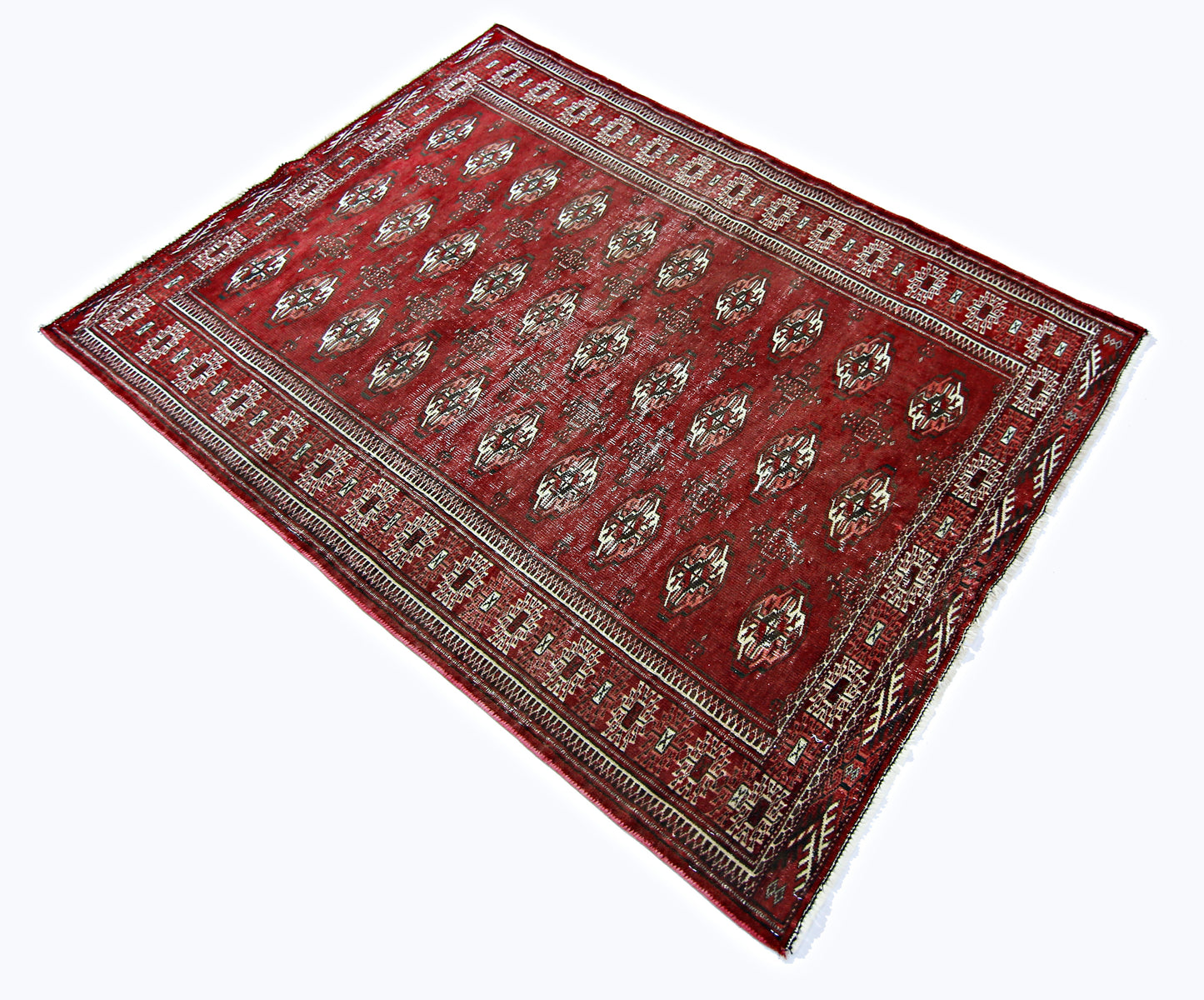 Vintage Afghan Turkmen Rug