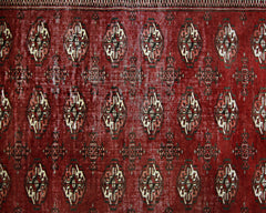 Vintage Afghan Turkmen Rug