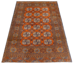 Handmade Afghan Karabagh Rug | 177 x 120 cm | 5'9" x 3'11" - Najaf Rugs & Textile