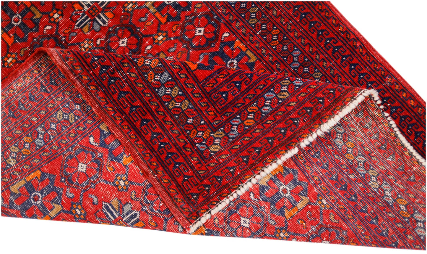 Handmade Afghan Turkmen Rug | 196 x 103 cm | 6'5" x 3'4" - Najaf Rugs & Textile
